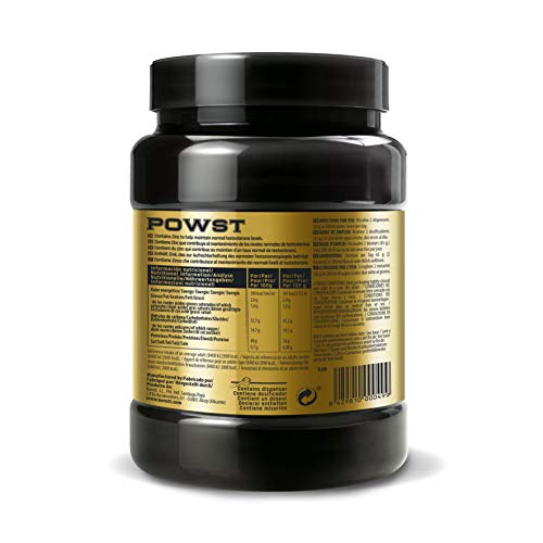 Bote Proteina Whey, Proteína de suero de leche en polvo, 1Kg (sabor Cookies) POWST