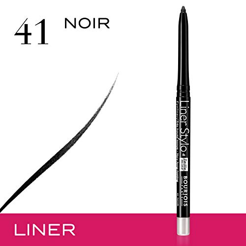 Bourjois Liner Stylo, Lápiz de Ojos, Tono 41 Noir, 0,28 g