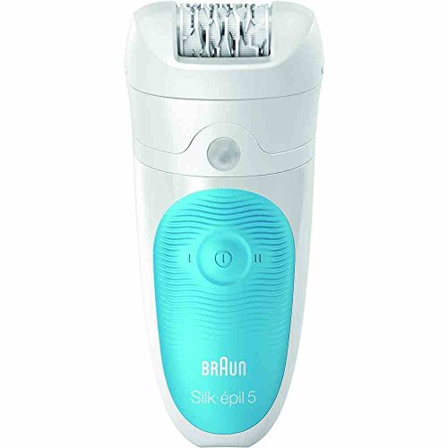 Braun 5-511 DEPILADORA SILK-ÉPIL 5 WET&DRY, 1 W, 1 Liter, 1 Decibelios, Plastic, 2 Velocidades, Turquesa, Blanco