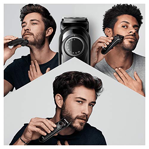 Braun BT3222 - Recortadora de Barba con Dial de Precisión y 1 Peine para Hombre, Cuchillas Afiladas de Larga Duración, color Negro