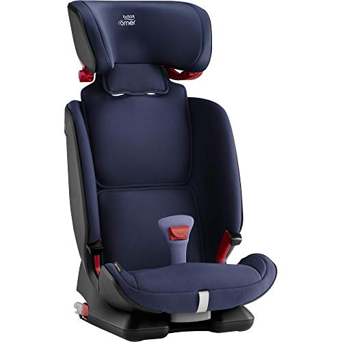 Britax Römer Silla de coche 15 meses - 12 años, 9 - 36 kg, ADVANSAFIX IV M, ISOFIX, Grupo 1/2/3, Moonlight Blue