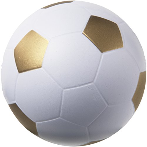 Bullet - Pelota de fútbol antiestrés (6 cm) (Blanco/Azul)