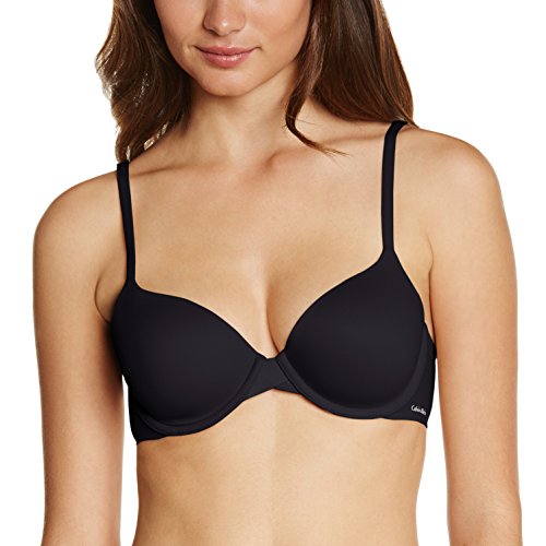 Calvin Klein 0000F3837E Sujetador, Negro 001, 34 para Mujer