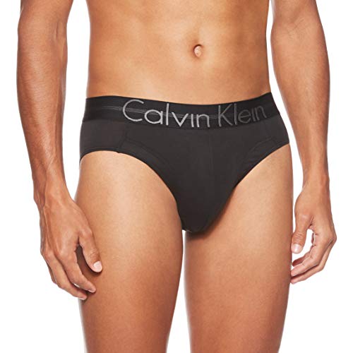 Calvin Klein Hip Brief, Bóxer para Hombre, Negro (Black 001), Medium