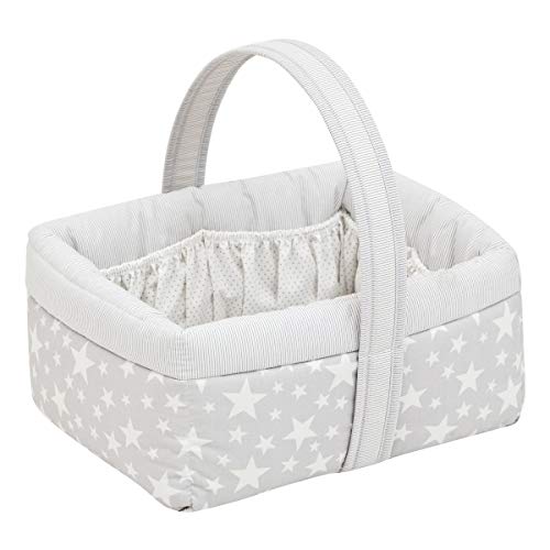 Cambrass Star - Cesta canastilla bebe, color gris