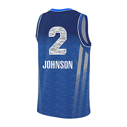 Camiseta Baloncesto Joe Johnson # 2 Camiseta De Baloncesto De La NBA De Los Hombres, Transpirable Resistente Al Desgaste Bordó La Camiseta Aptitud Camiseta De La Camisa Del Ventilador, L-XXL, L221XQ