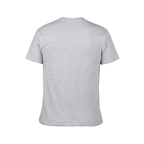 Camiseta para hombre de lavandería, estilo casa-marido para adultos y jóvenes, de moda, casual Gris gris 4XL