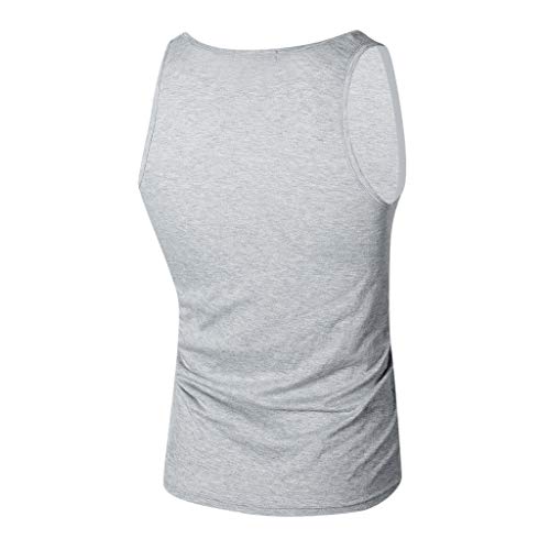 Camisetas sin Mangas de Escalada para Hombre Letras Impresión Camisa Fitness Tirantes Deportes Sudaderas Uniforme de Baloncesto Moda Básica T-Shirt Muscle Gym Tank Tops riou