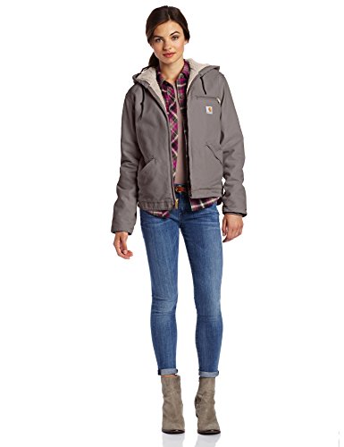 Carhartt Women's Jacket Sandstone, Größe:XS, Farbe:Taupe Grey