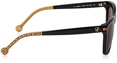 Carolina Herrera SHE60354700X Gafas de sol, Negro, 54 para Mujer