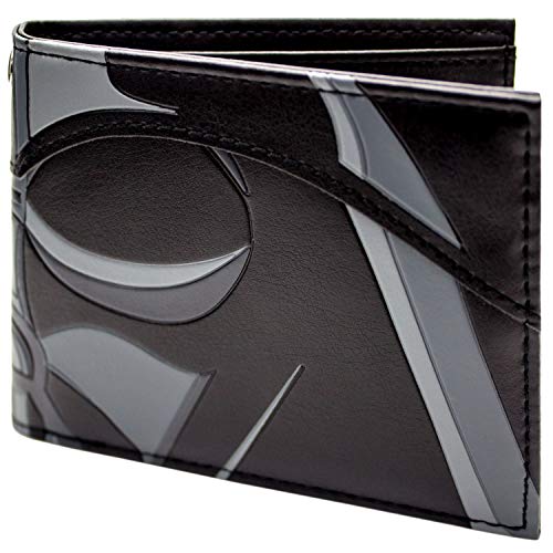 Cartera de Star Wars Máscara Darth Vader Primer Plano Negro