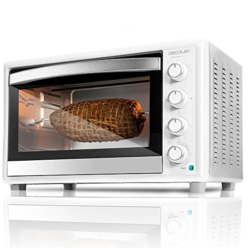 Cecotec Bake&Toast 790 - Horno Conveccion Sobremesa, Capacidad de 46 litros, 2000 W, 12 Modos, Temperatura hasta 230ºC y Tiempo hasta 60 Minutos, Incluye Accesorio Rustidor con pinzas