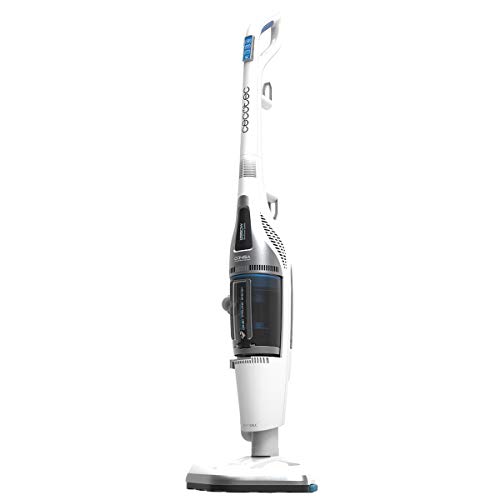 Cecotec Conga Steam&Clean. Aspirador Vaporeta 4 en 1: Barre, aspira, Pasa la mopa y friega con Vapor. Potencia 1550W. Sin Bolsas. Ciclónico Silencioso. Elimina el 99’5% bacterias. Filtro HEPA.