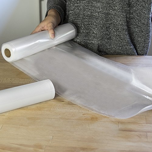 Cecotec Rollos Gofrados Set de 2 Rollos Medianos 20 x 600 cm. Superficie gofrada, BPA Free