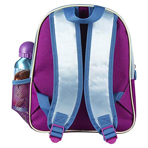 Cerdá, Mochila con Botella de Agua Infantil de Frozen 2-Licencia Oficial Disney Studios Unisex niños, Multicolor, 250X310X100MM