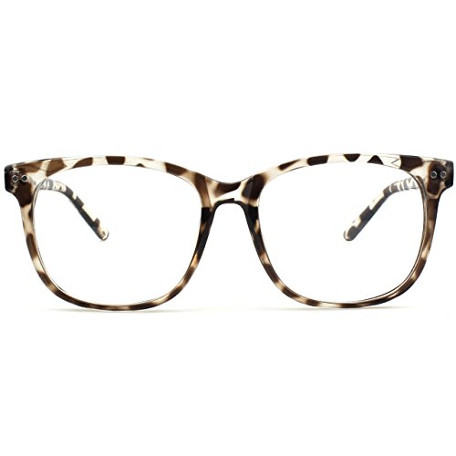 CGID CN81 Retro Anteojos Lente Claro Gafas Para Mujer y Hombre,Multicolor B