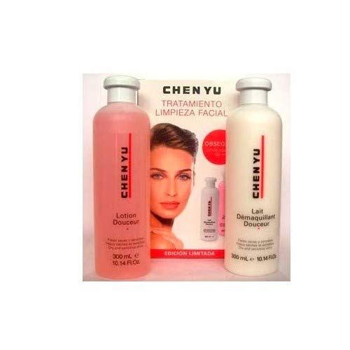 Chen Yu Chen Yu Pack Limpieza Facial Leche Desmaquilladora 300Ml + Locion Tonico 300Ml Pieles Secas Y Sensibles 600 ml