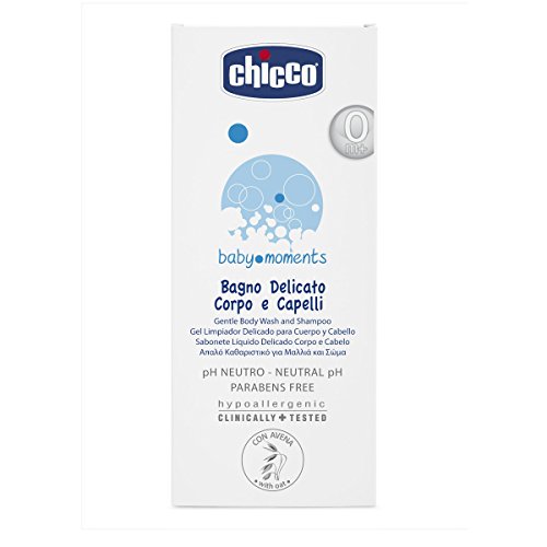 Chicco baby moments - Gel limpiador para cuerpo y cabello, 200 ml