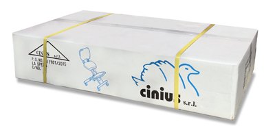 cinius Silla ergonómica Profesional Color Negro con Respaldo