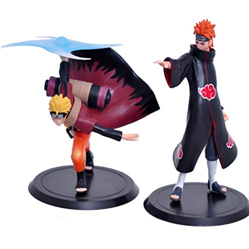 CJH Figura de acción de Naruto Uzumaki Naruto Modo Sabio VS Pein Modelo Hecho a Mano Regalo Popular de Las Decoraciones de Juguetes de Naruto Manga Ordenadores muñeca Adornos