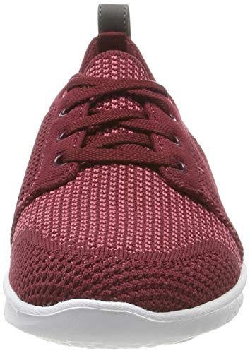 Clarks Step Allenasun, Zapatillas para Mujer, Rojo (Maroon Maroon), 41 EU