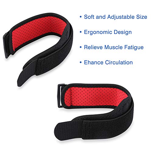 Codera Soportes Neopreno, Ajustable Dobles de Resortes Compresión de Codo para Esguince Artritis, Codo golfista Tenista Aliviar los dolor talla única para dolor de codo y tendinitis