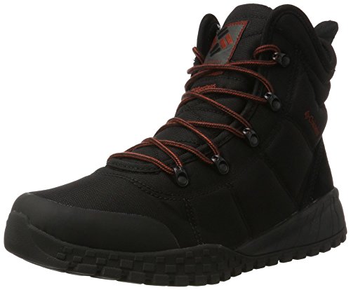 Columbia Fairbanks Omni-Heat Bota de invierno para hombre , Negro(Black, Rusty), 44.5 EU