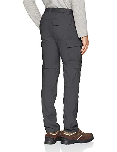 Columbia Silver Ridge II Pantalones de Senderismo Convertibles, Hombre, Gris (Grill), W34/L32