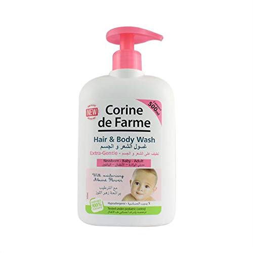 Corine de FARME Gel Lante extra suave para cuerpo/cabello con extracto de flor de almendro hidratante – Lote de 9