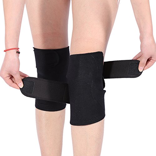 Correa de la rodilla, deportivo ajustable de la rodilla espontánea infrarroja de la turmalina, terapia del masaje y terapia con el cojín para las lesiones del alivio del dolor