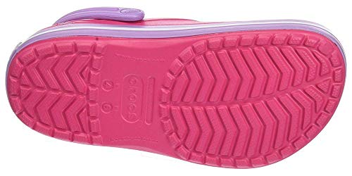 Crocs Crocband U, Zuecos Unisex Adulto, Rosa (Paradise Pink-Iris), 36-37 EU