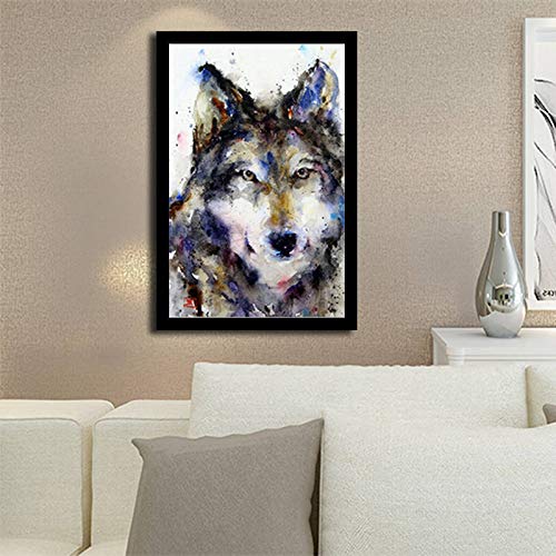 Cuadro En Lienzo Timberwolves Wall Art Picture decoración del hogar para Carteles de Sala de Estar，80x120cm，Pintura sin Marco