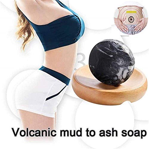 Cuidado De La Piel Blanqueamiento del Cuerpo Anti Bacterial Volcanic Mud Soap, Aprieta Las Firmas De La Piel Flácida, Ingredientes Naturales Hechos A Mano De Plantas Naturales