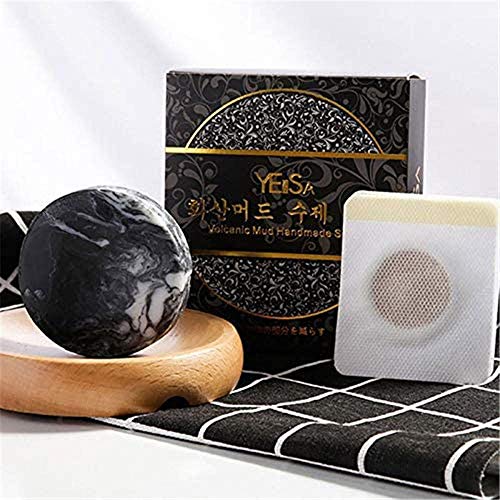 Cuidado De La Piel Blanqueamiento del Cuerpo Anti Bacterial Volcanic Mud Soap, Aprieta Las Firmas De La Piel Flácida, Ingredientes Naturales Hechos A Mano De Plantas Naturales