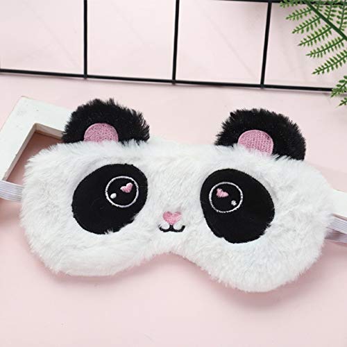 Cute Plush Fox Cloud Sleep Eye Mask Sheep Dream Eye Cover Sleeping Mask Eye Band Shade Blindfold Goggles Relax Travel Eyepatch Panda