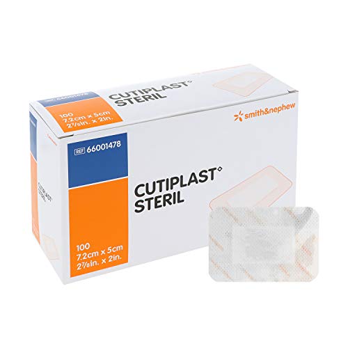 Cutiplast estéril suave tela isla Dressing, 7,2 x 5 cm