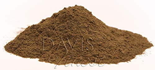 Davis Finest Bhringraj Powder Essential Natural Hair Growth, Damaged, Thinning, Anti Hair Loss Treatment Mask for Women & Men - Longer, Stronger, Thicker Shining Hair 100g