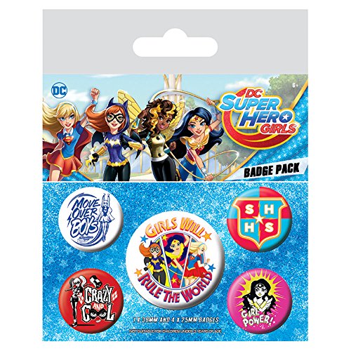 DC Super Hero Girls - Badge Pack Girls Will Rule The World