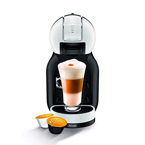 De'Longhi Dolce Gusto Mini Me EDG305.WB - Cafetera de cápsulas, 15 bares de presión, color blanco y negro