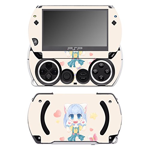 'Disagu SF de 14232 _ 986 Diseño Protector de Pantalla para Sony PSP Go diseño Neko Chibi Crema Transparente