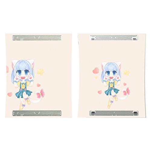 'Disagu SF de SDI de 3383 _ 986 Diseño Protector de Pantalla para Microsoft Xbox 360 de pie diseño Neko Chibi Crema Transparente