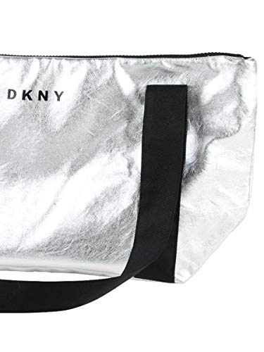 DKNY D30474/016 - Bolso de Sintético Niñas plata Talla única