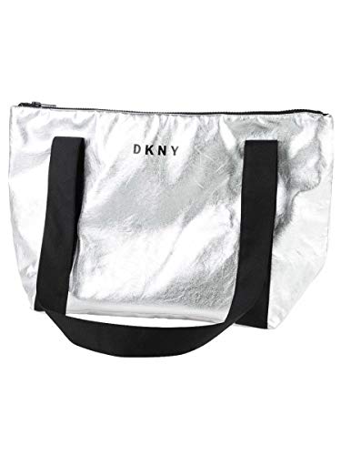 DKNY D30474/016 - Bolso de Sintético Niñas plata Talla única