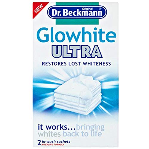 Dr Beckmann Glowhite Ultra - Blanqueador de tela (8 bolsas de 40 g)