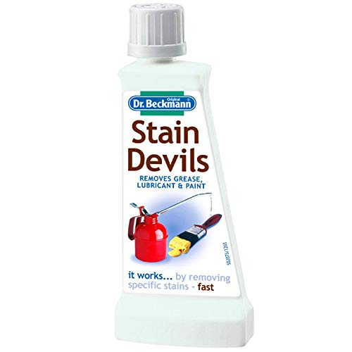 Dr Beckmann Stain Devils - Eliminador de grasa, lubricante y pintura (2 x 50 ml)