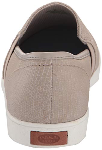 Dr. Scholl's Shoes Luna Tenis para mujer, Beige (Estampado de lagarto gris topo.), 39.5 EU