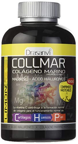 DRASANVI Collmar masticable Limon - Colageno marino hidrolizado 180 comprimidos