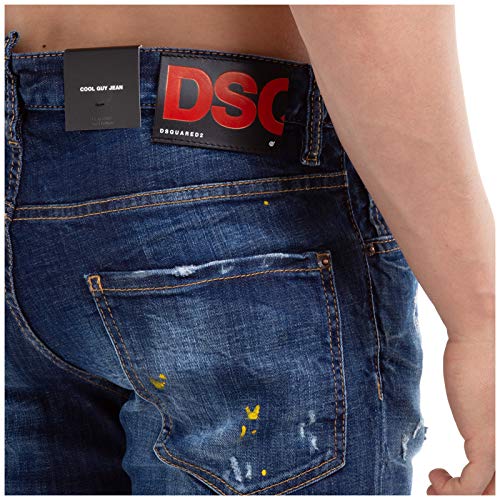 DSQUARED2 Hombre Vaqueros Cool Guy BLU 46 EU