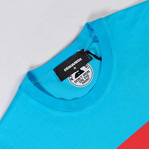 DSQUARED2 Logo Print Camiseta Extra Extra Large Light Blue