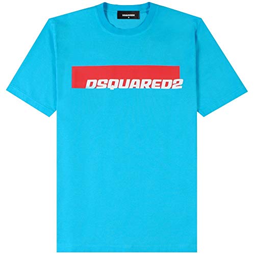 DSQUARED2 Logo Print Camiseta Extra Extra Large Light Blue